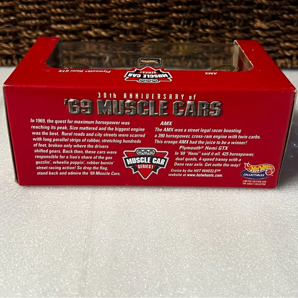 1998 Hot Wheels 30th Anniversary Muscle Cars Set 2 of 2 Collectible